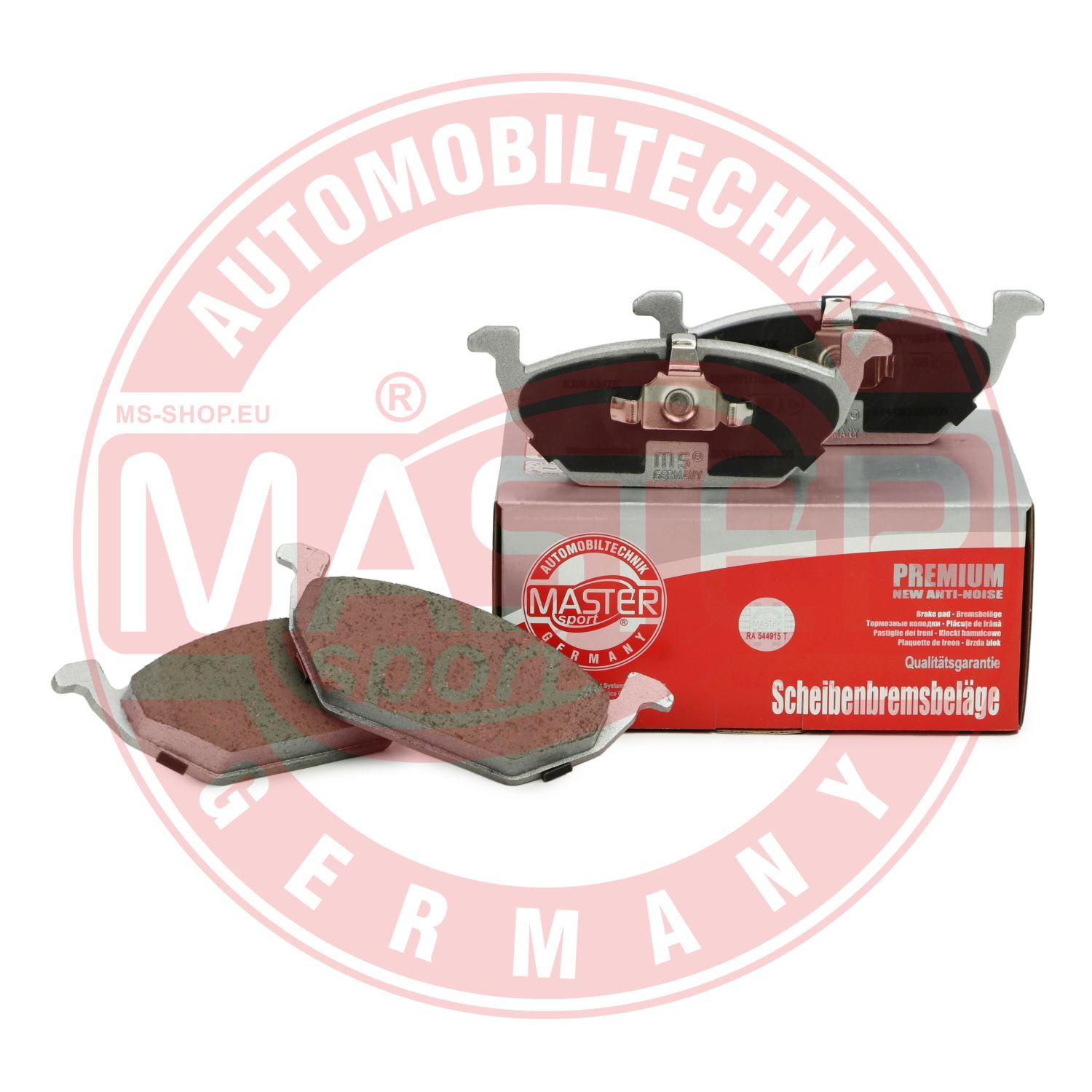 Placute frana MASTERSPORT GERMANY 13046071112K-SET-MS